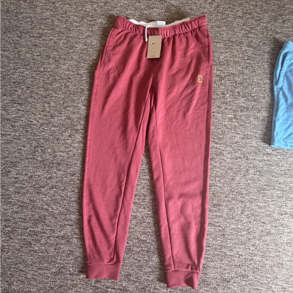 Nike Kids Maroon Sweatpants Joggers with Drawstring
